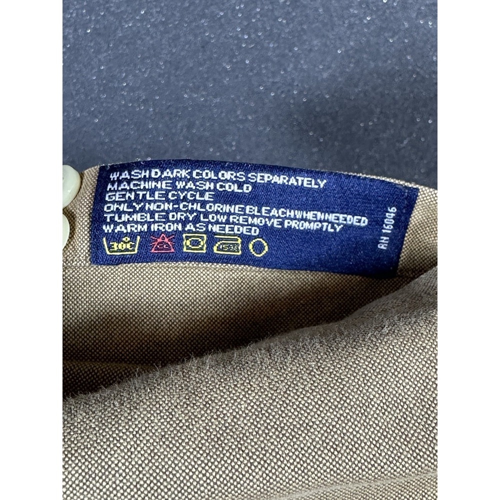 Vintage Nautica Oxford Button Down Shirt 17 32/33 - Picture 9 of 10